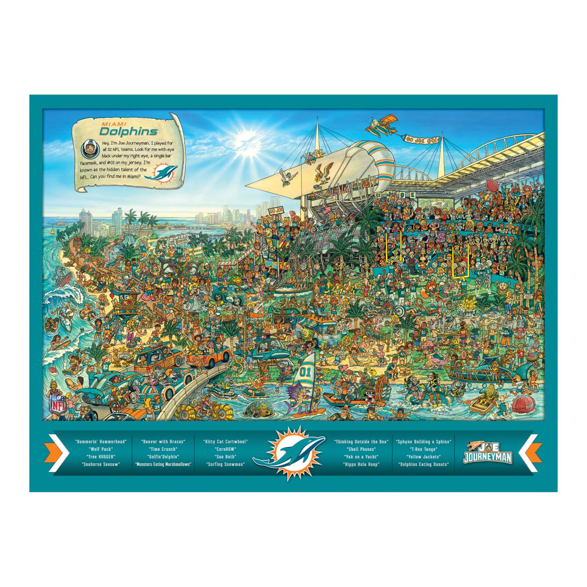 YouTheFan NFL Los Angeles Chargers Retro Series Puzzle (500-Pieces