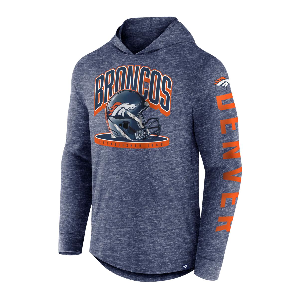 Officially Licensed NFL Women's Full-Zip Hoodie by Glll - Broncos