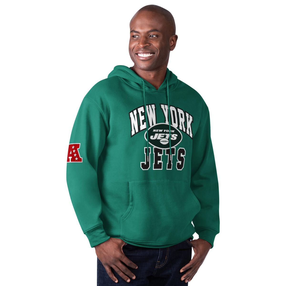 NFL, Shirts, Nfl Team Apparel New York Jets Mens Hoodie With Kangaroo  Pocket Size Large