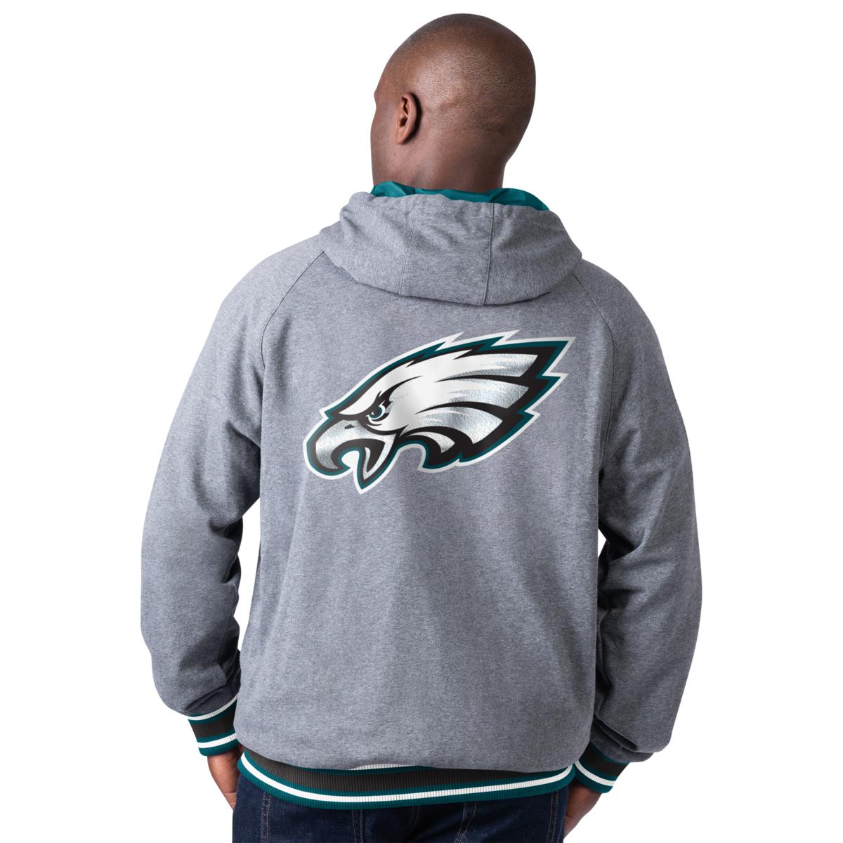 Giii Officially Licensed NFL Men's Reversible Commemorative Jacket by Glll - Eagles