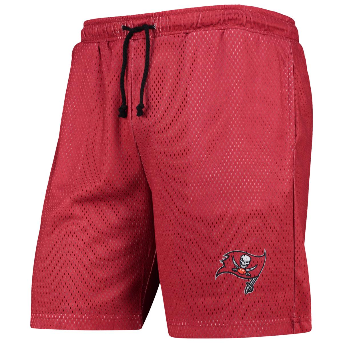 Officially Licensed NFL Men FOCO Red Mesh V-Neck & Shorts Set - Chiefs