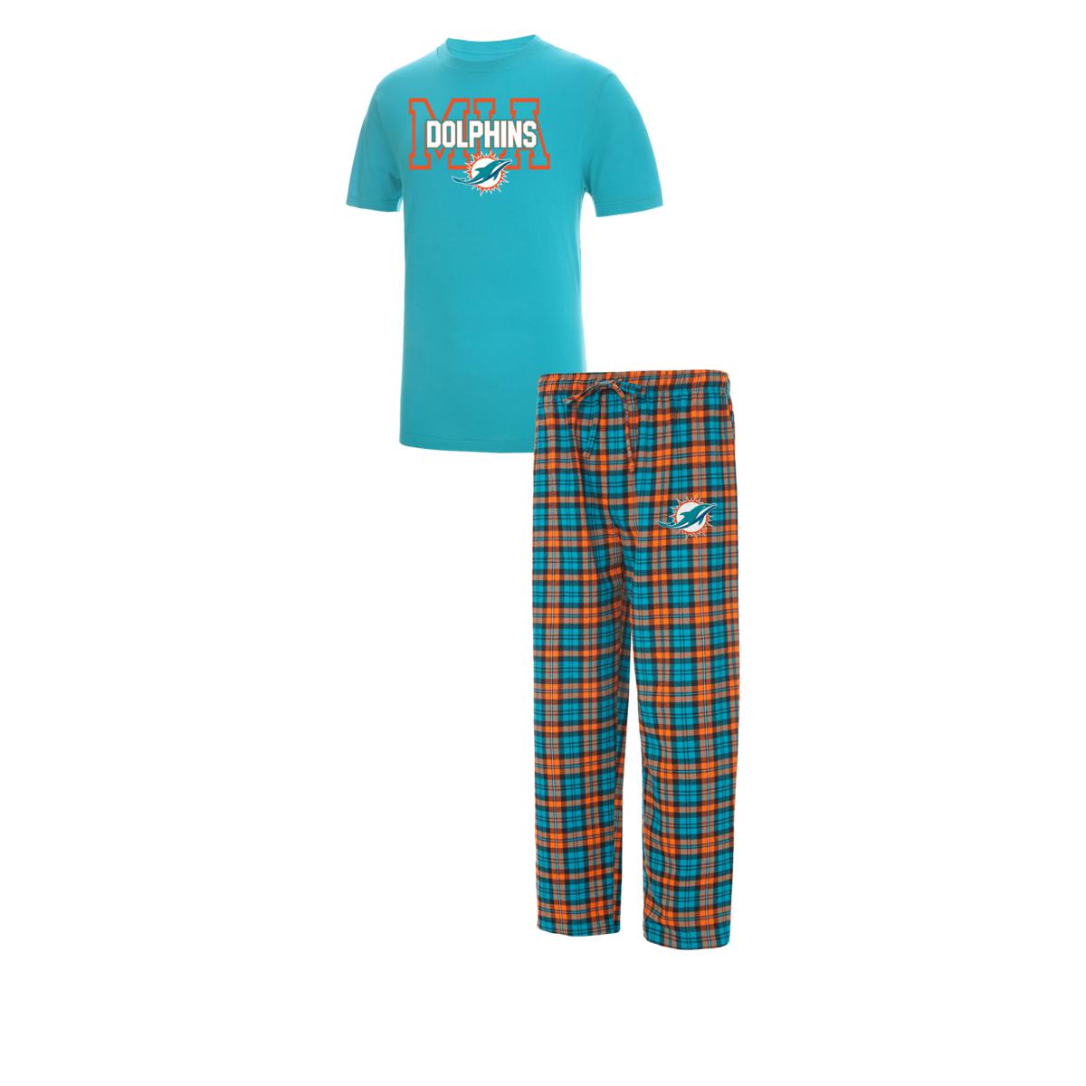 Miami Dolphins Pajamas, Dolphins Sleepwear & Lounge Pants