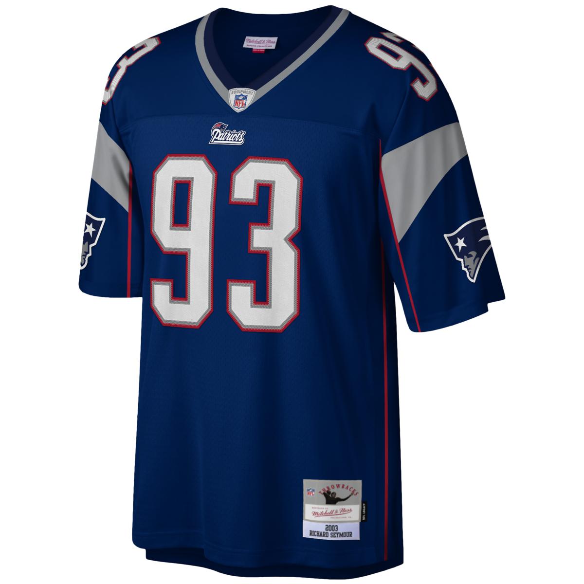 Men's New England Patriots Tedy Bruschi Mitchell & Ness Royal