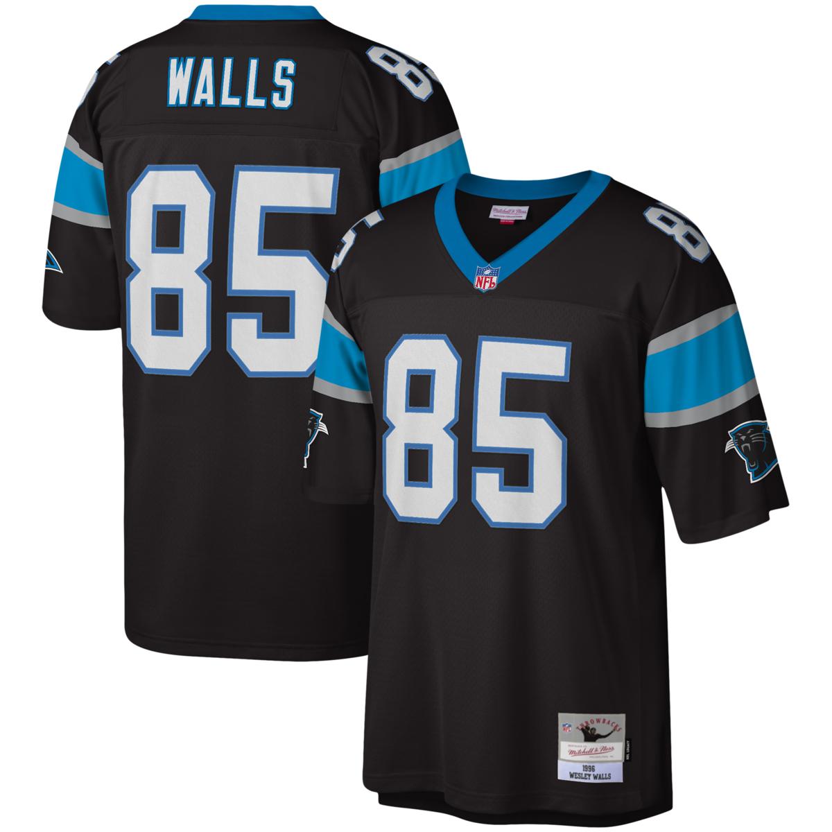 Officially Licensed NFL Men s Mitchell Ness Walls Panthers Jersey HSN