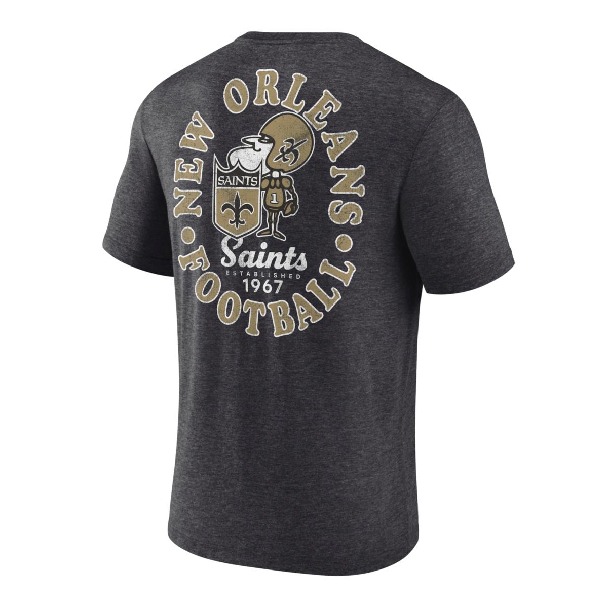 Fanatics Branded Black New Orleans Saints Home Stretch Team T-Shirt