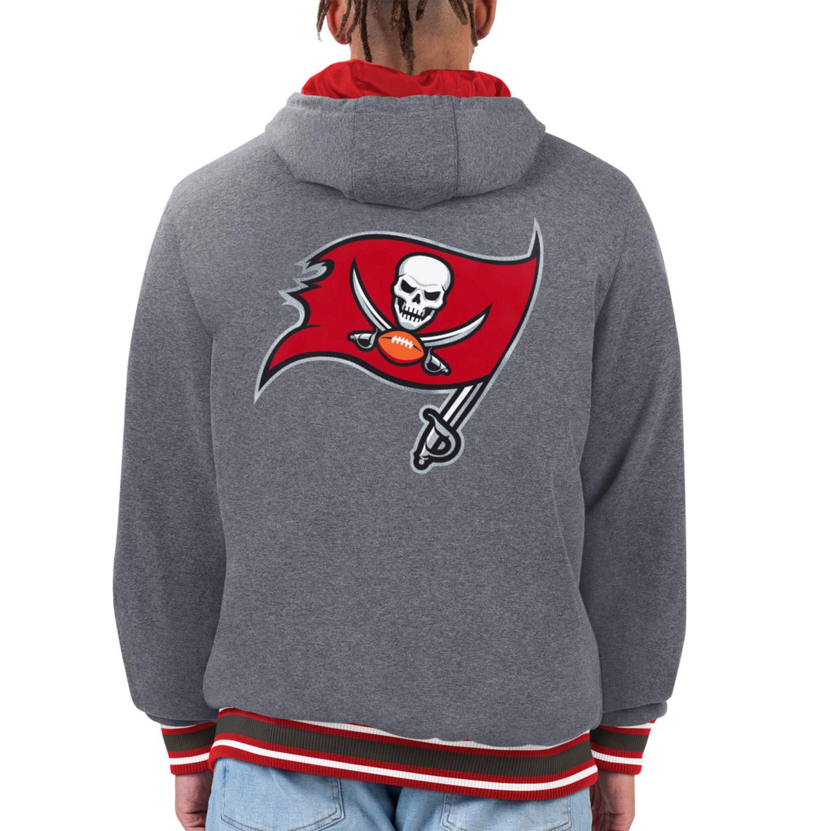 NFL Apparel, Jackets & Coats, Tampa Bay Buccaneers Reversible Hooded Nfl  Team Apparel Jacket With Pockets