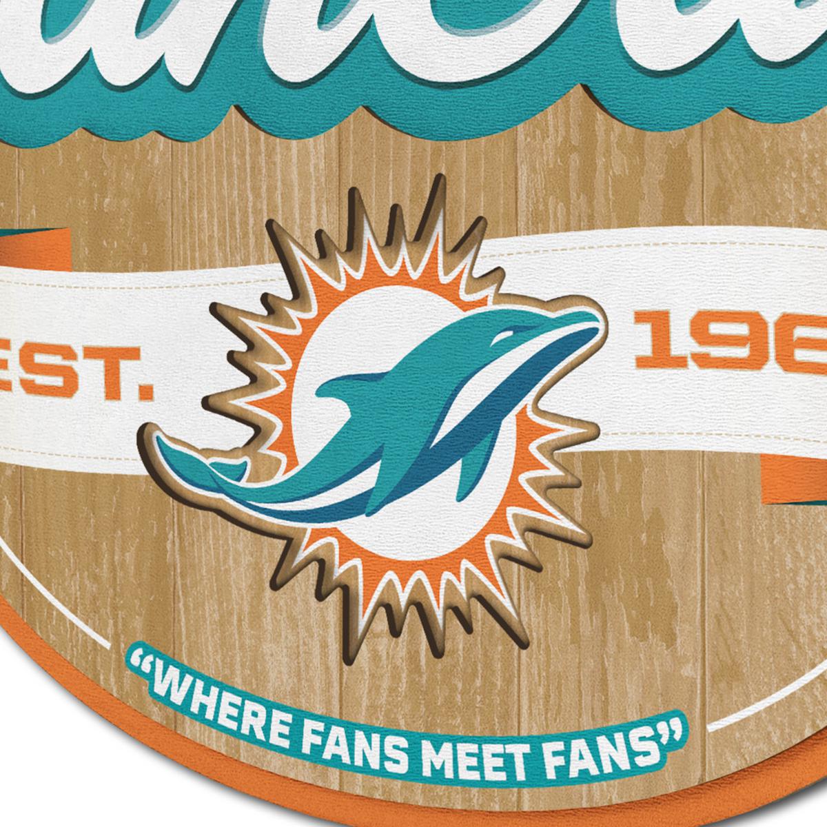 Miami Dolphins Man Cave Flag