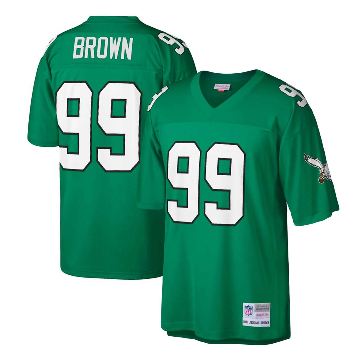 Jerome Brown Men's Philadelphia Eagles Mitchell and Ness Mitchell