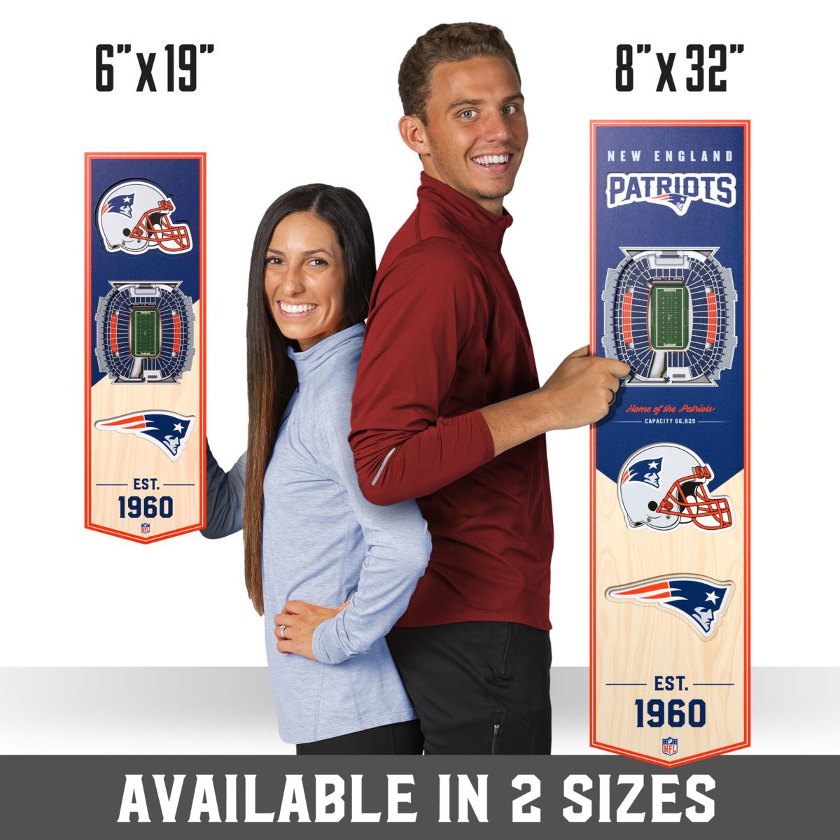 YouTheFan NFL New England Patriots Fan Cave Sign