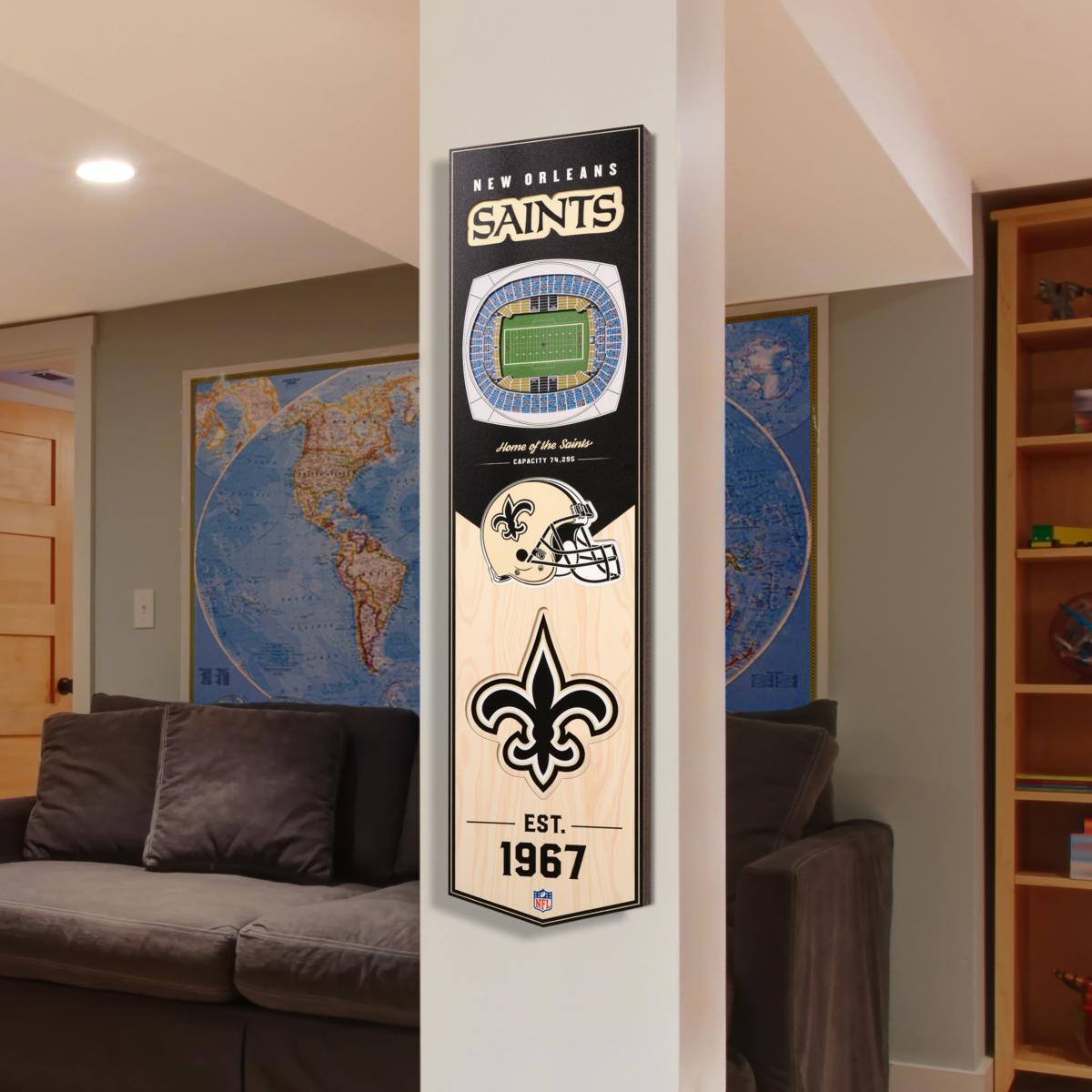 Go Saints Door Hanger, Go Saints, New Orleans Saints, New Orleans