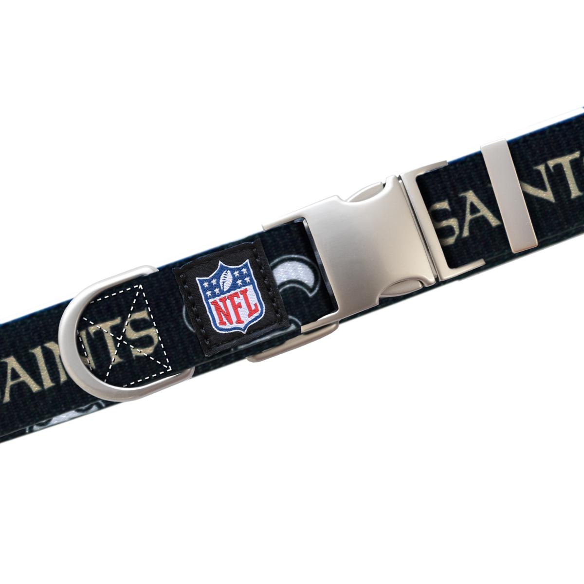 Officially Licensed NFL New Orleans Saints Premium Pet Collar | HSN