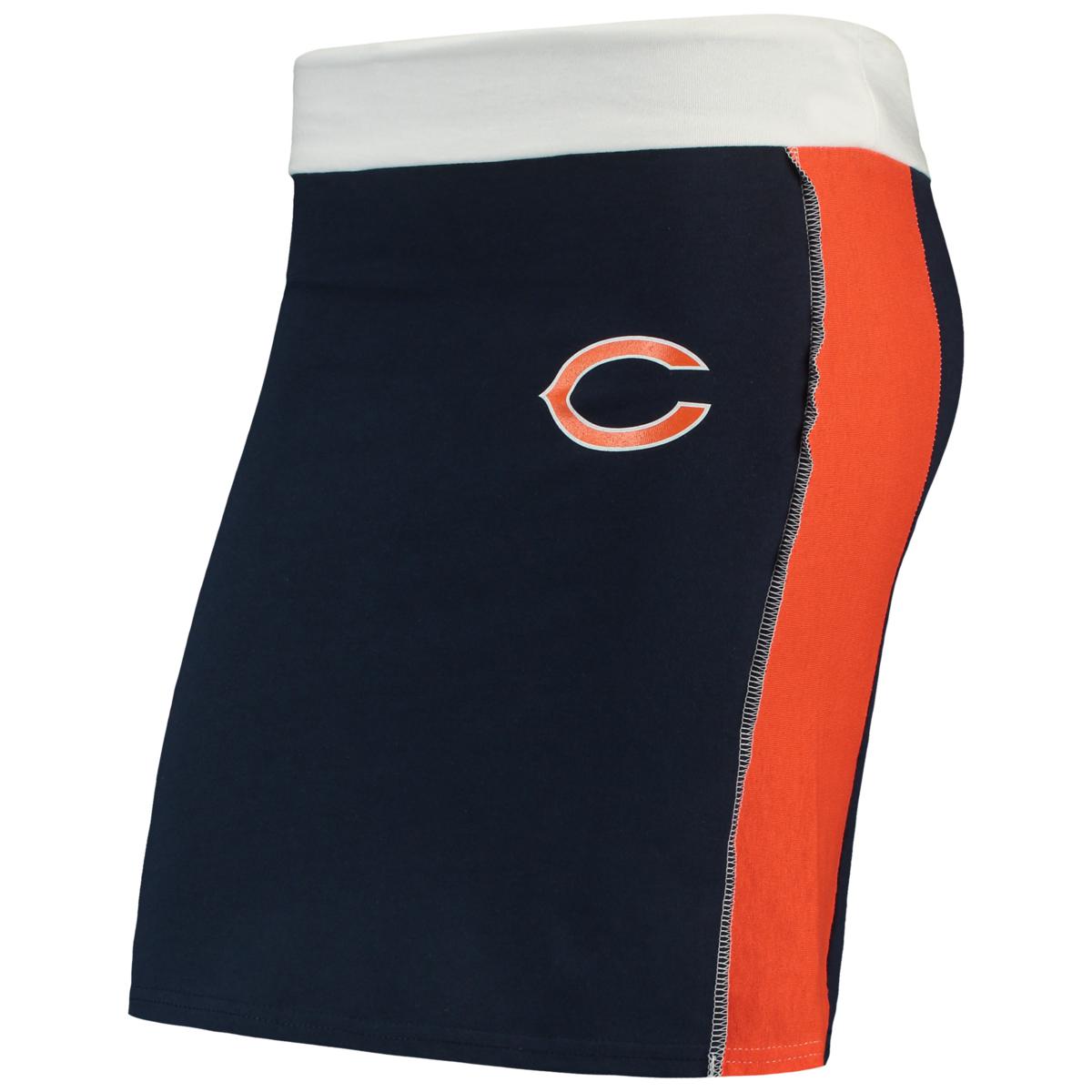 Officially Licensed NFL Refried Apparel Navy Sustainable Skirt - Bears