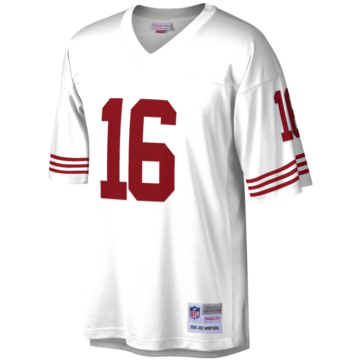 NFL Team Apparel San Francisco 49ers JOE MONTANA Football Jersey Shirt RED  All Sizes