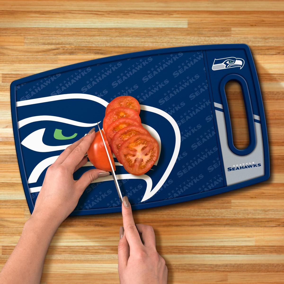 Officially Licensed NFL Seattle Seahawks Logo Series Cutting Board