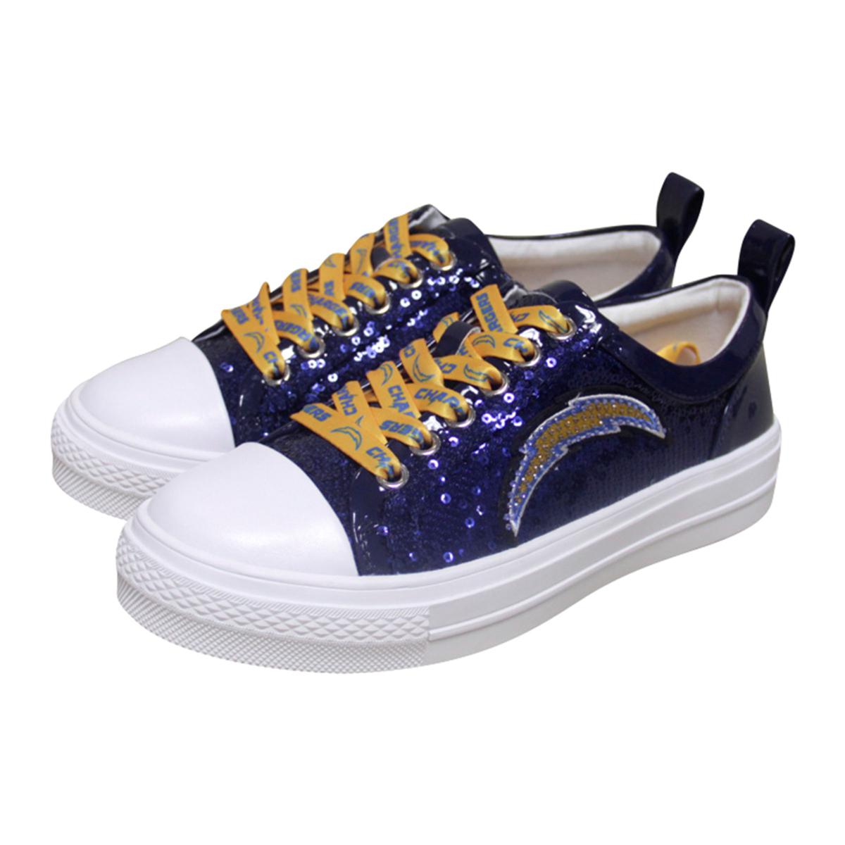 Pittsburgh Steelers NFL Womens Glitter Low Top Canvas Shoes