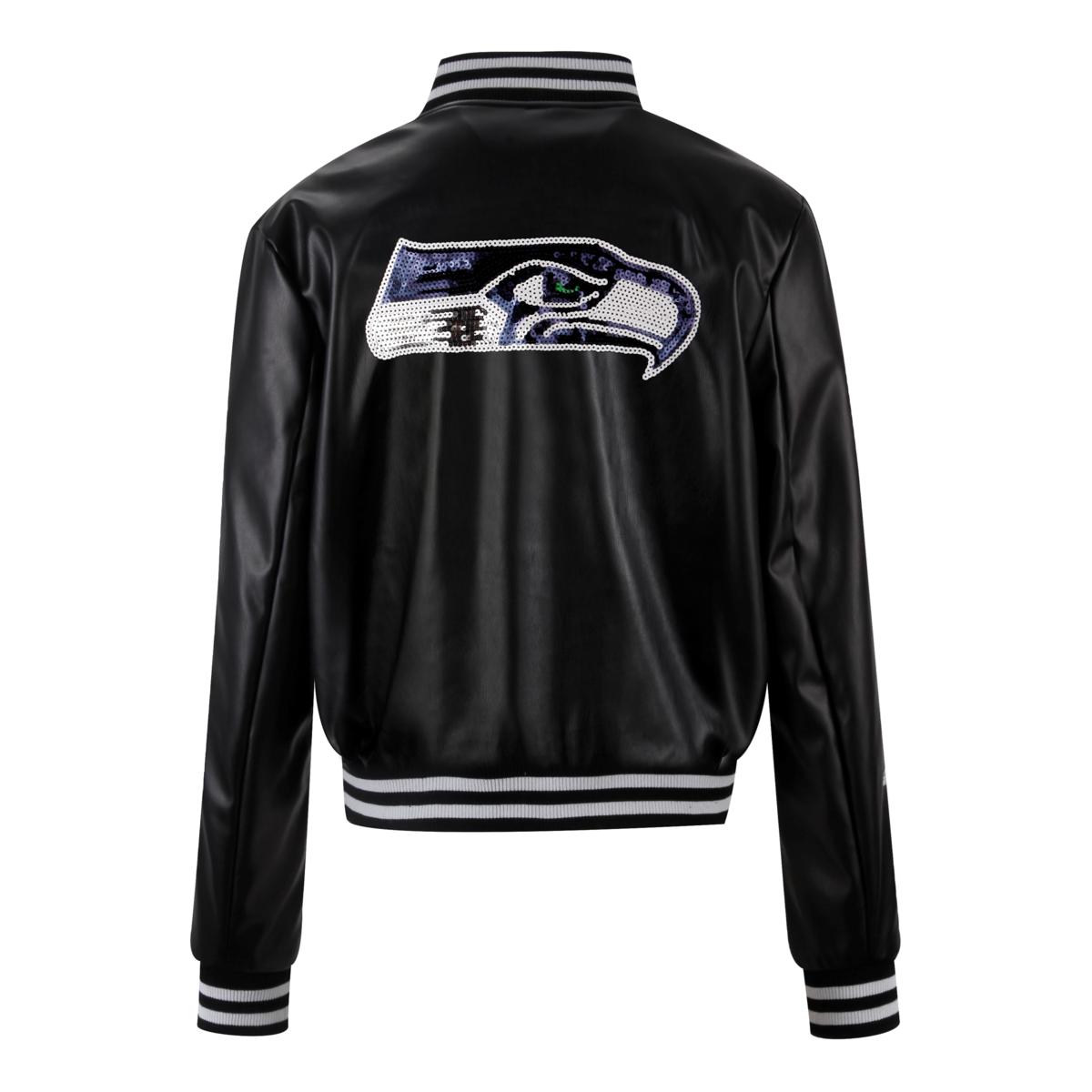 NFL offers Seattle Seahawks Football Leather Jacket XL Coat