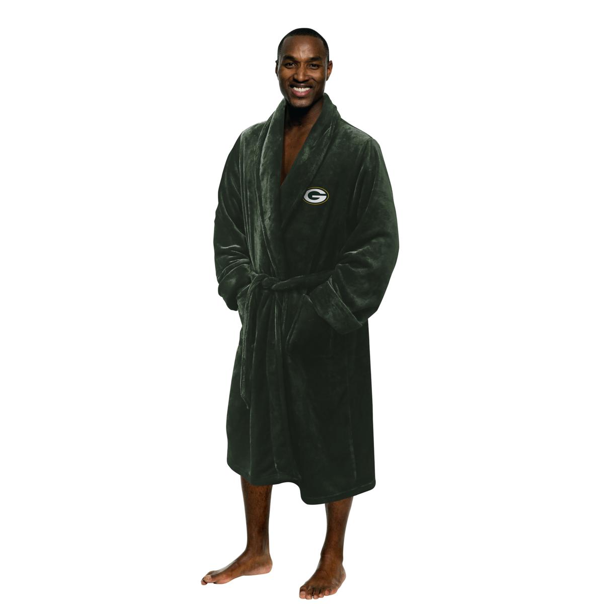 Green Bay Packers Men's Bathrobe - Sports Unlimited