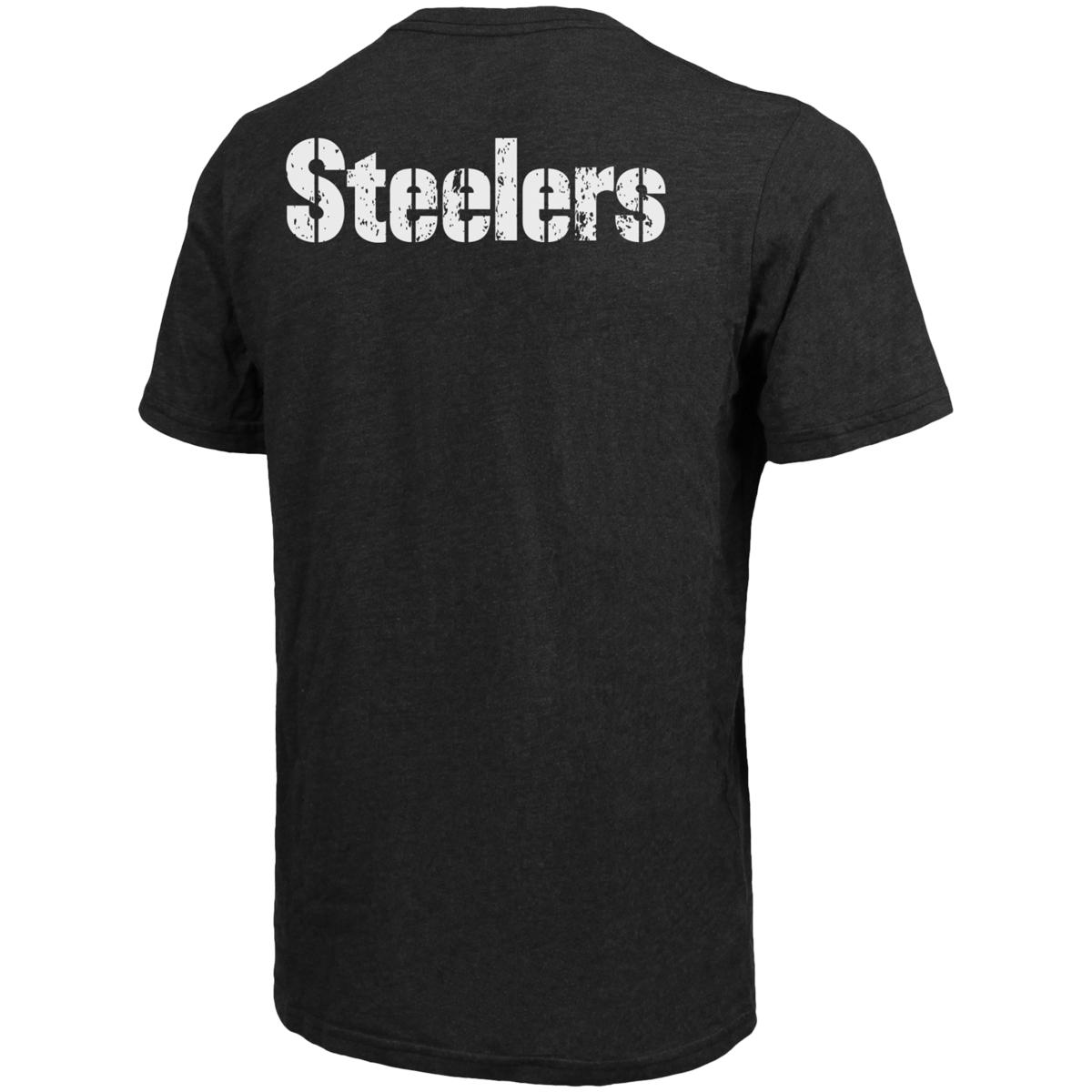 Majestic Fan Fashion Pittsburgh Steelers Black Graphic T-Shirt Women's Size  XL