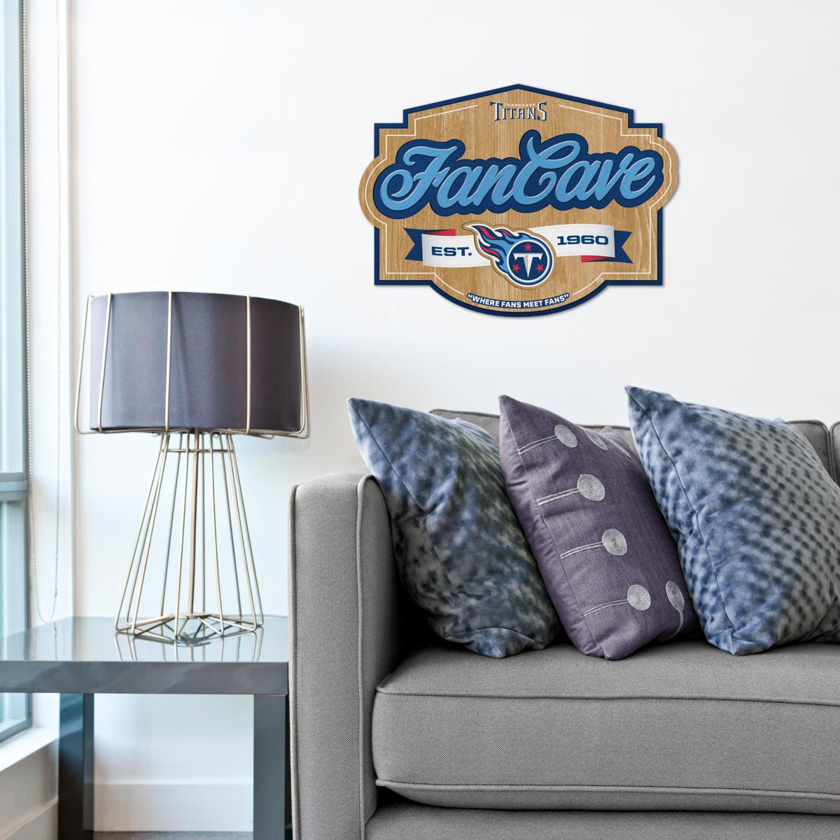 Officially Licensed NFL Tennessee Titans Fan Cave Sign