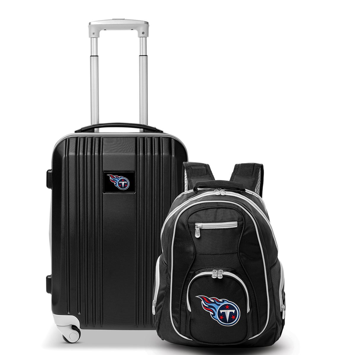 Officially Licensed NFL Tennessee Titans Premium Backpack & Carry-On