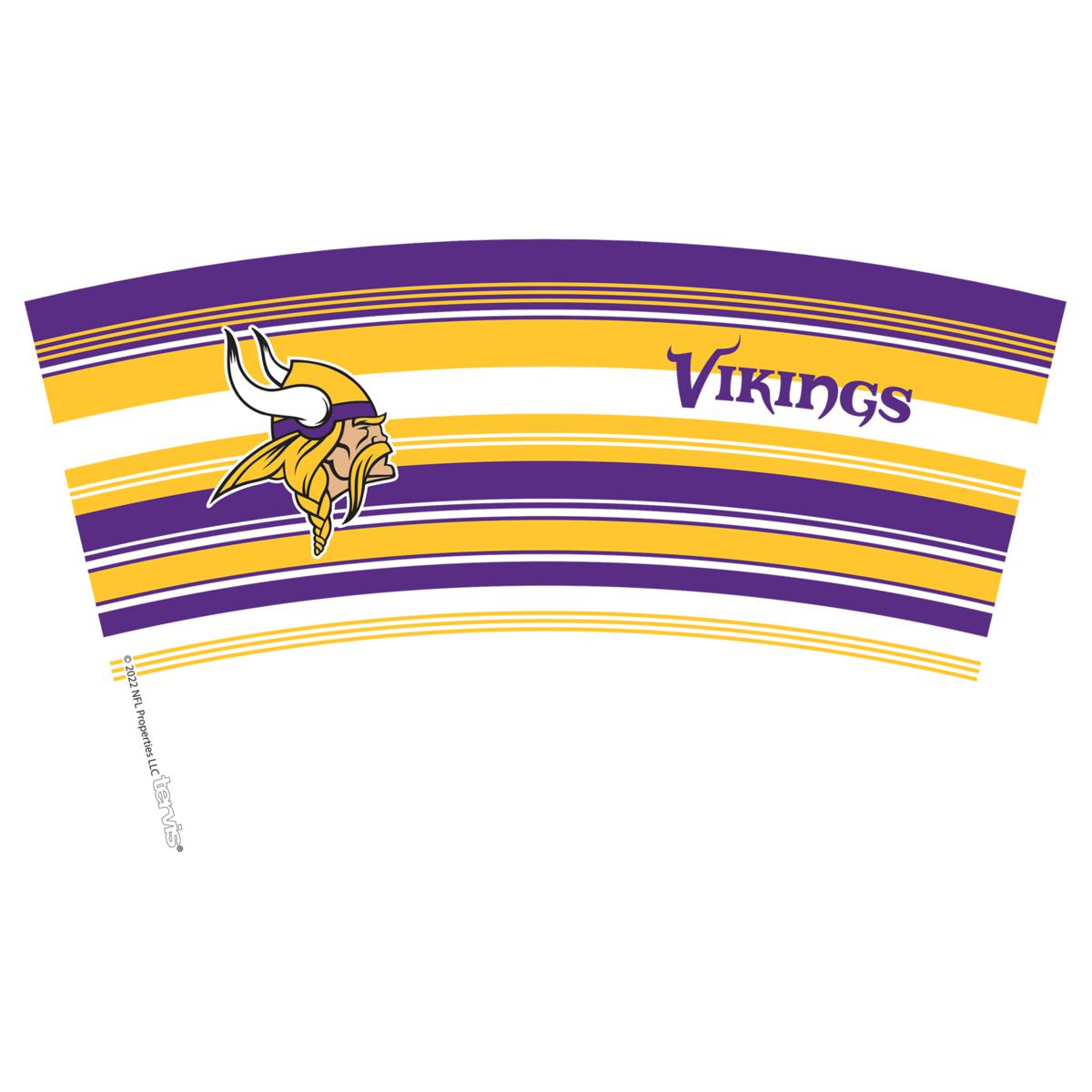 Officially Licensed NFL Minnesota Vikings 24 oz. Skinny Tumbler