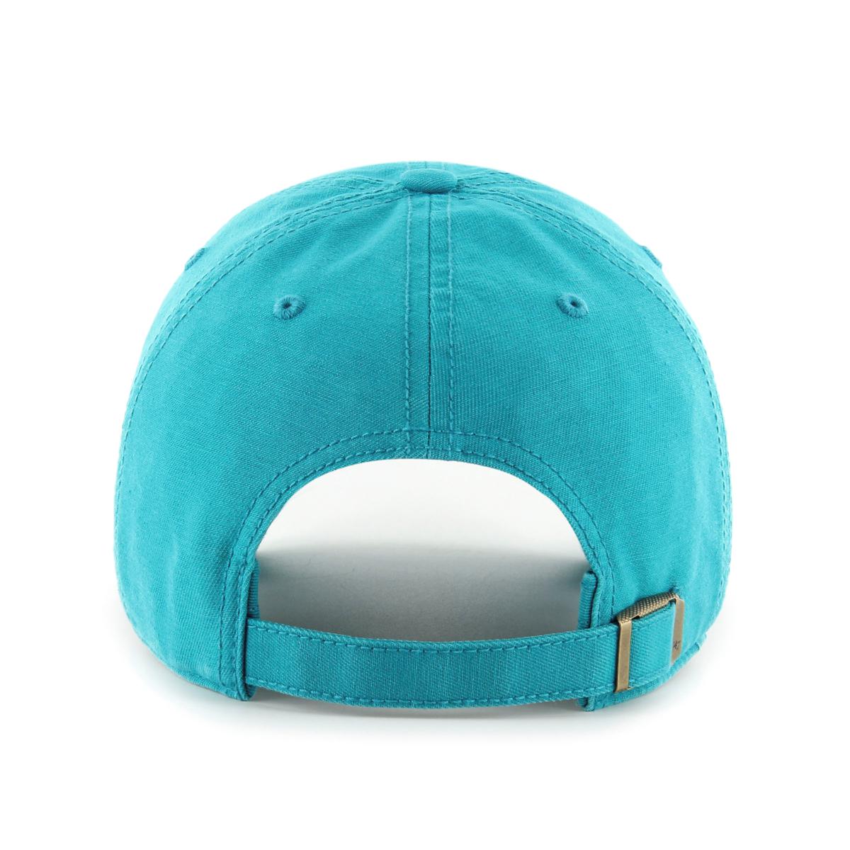 47 Brand / Men's Miami Dolphins Clean Up Aqua Adjustable Hat