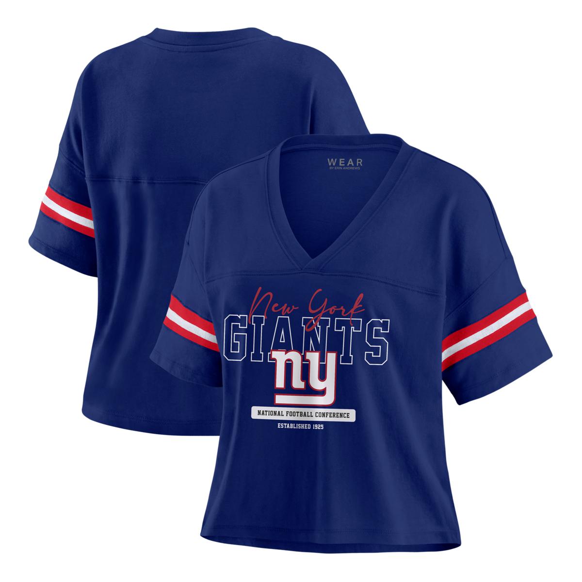 Officially Licensed NFL WEAR by Erin Andrews Color Block Boxy T-Shirt