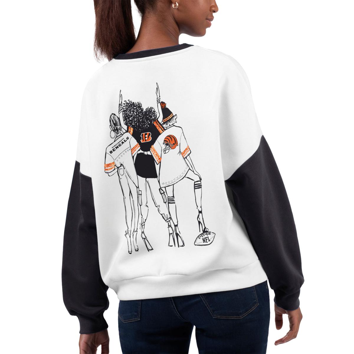 Women's Cincinnati Bengals Graphic Crew Sweatshirt, Women's Tops