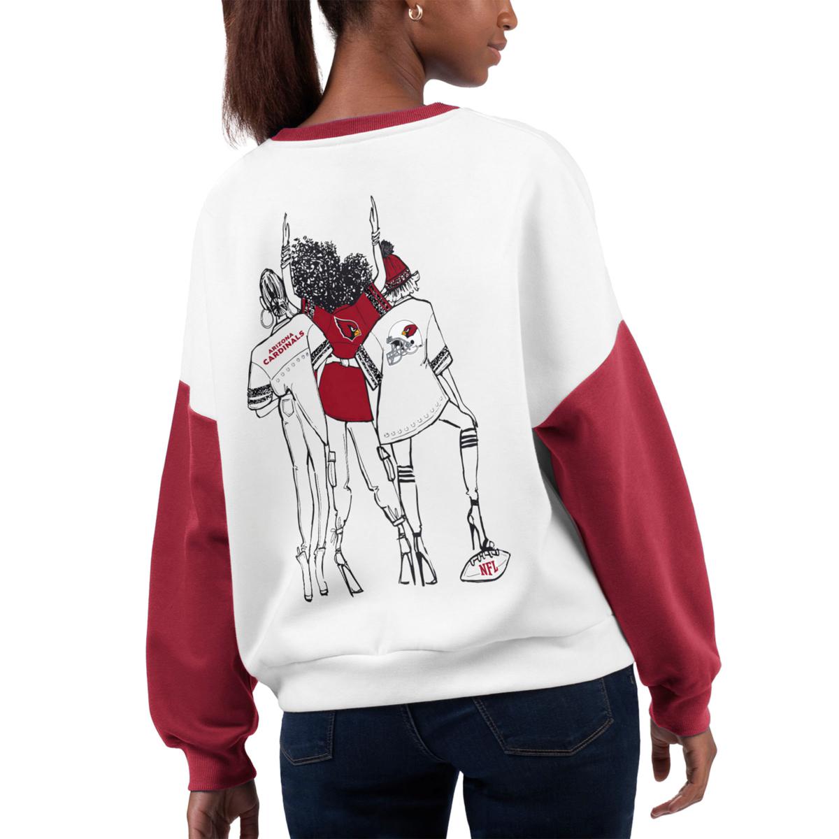 Officially Licensed NFL Women's Arizona Cardinals Long Sleeve T