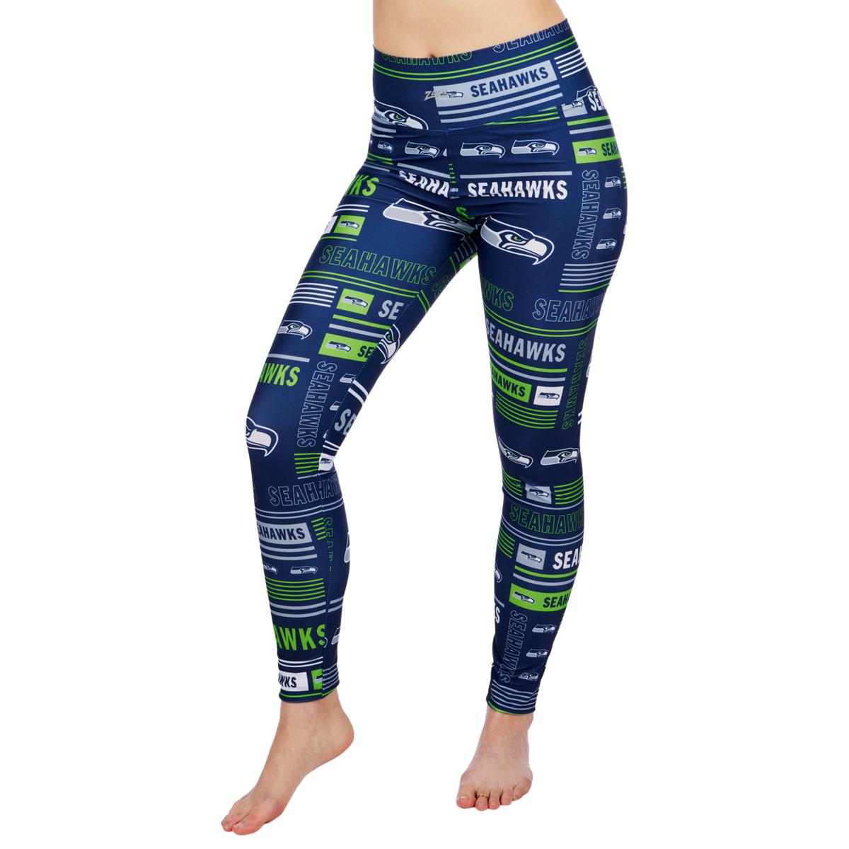 Zubaz NFL Seattle Seahawks Women's Team Column Leggings