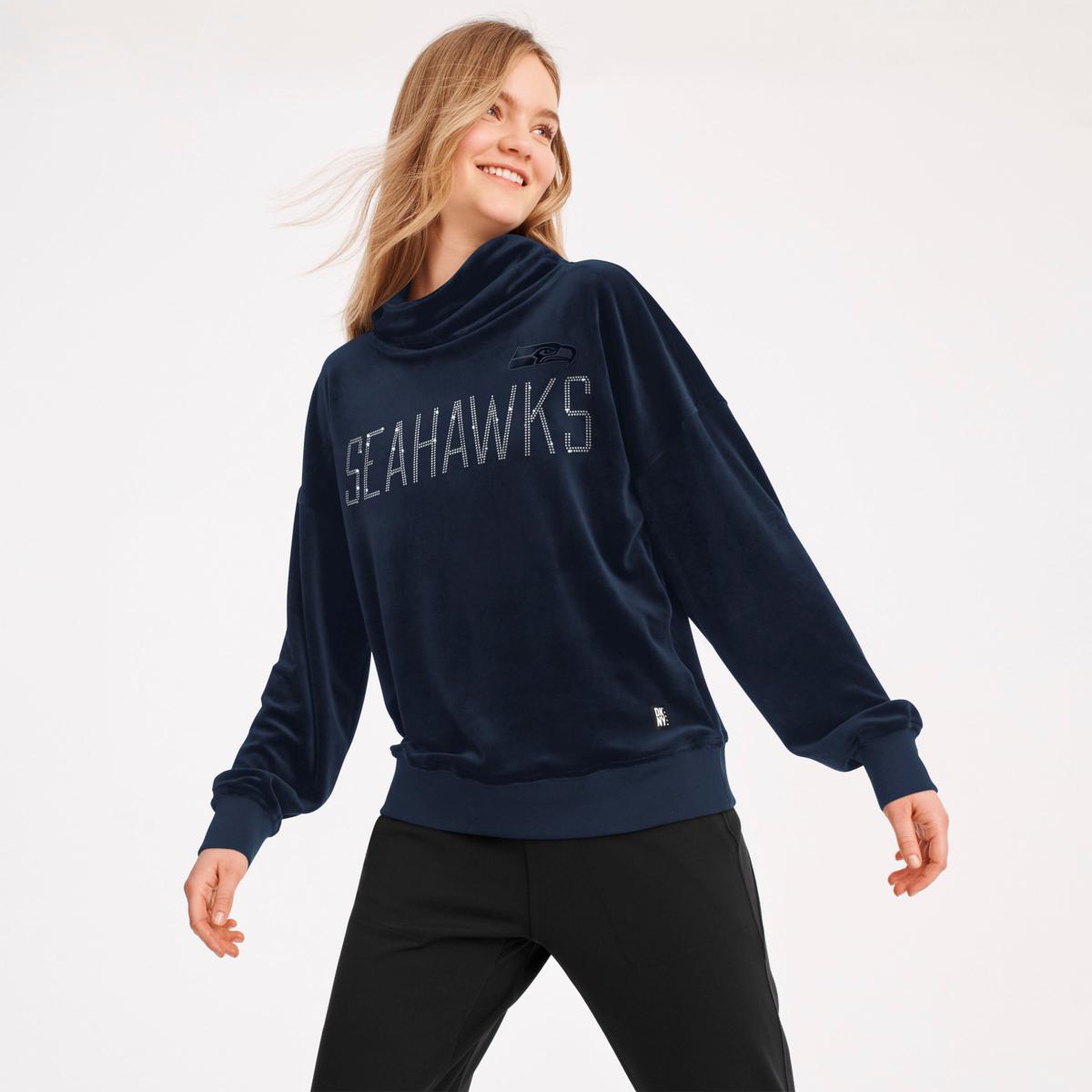 NFL:Seahawks Seattle Seahawks Graphic Hoodie - Cream, M