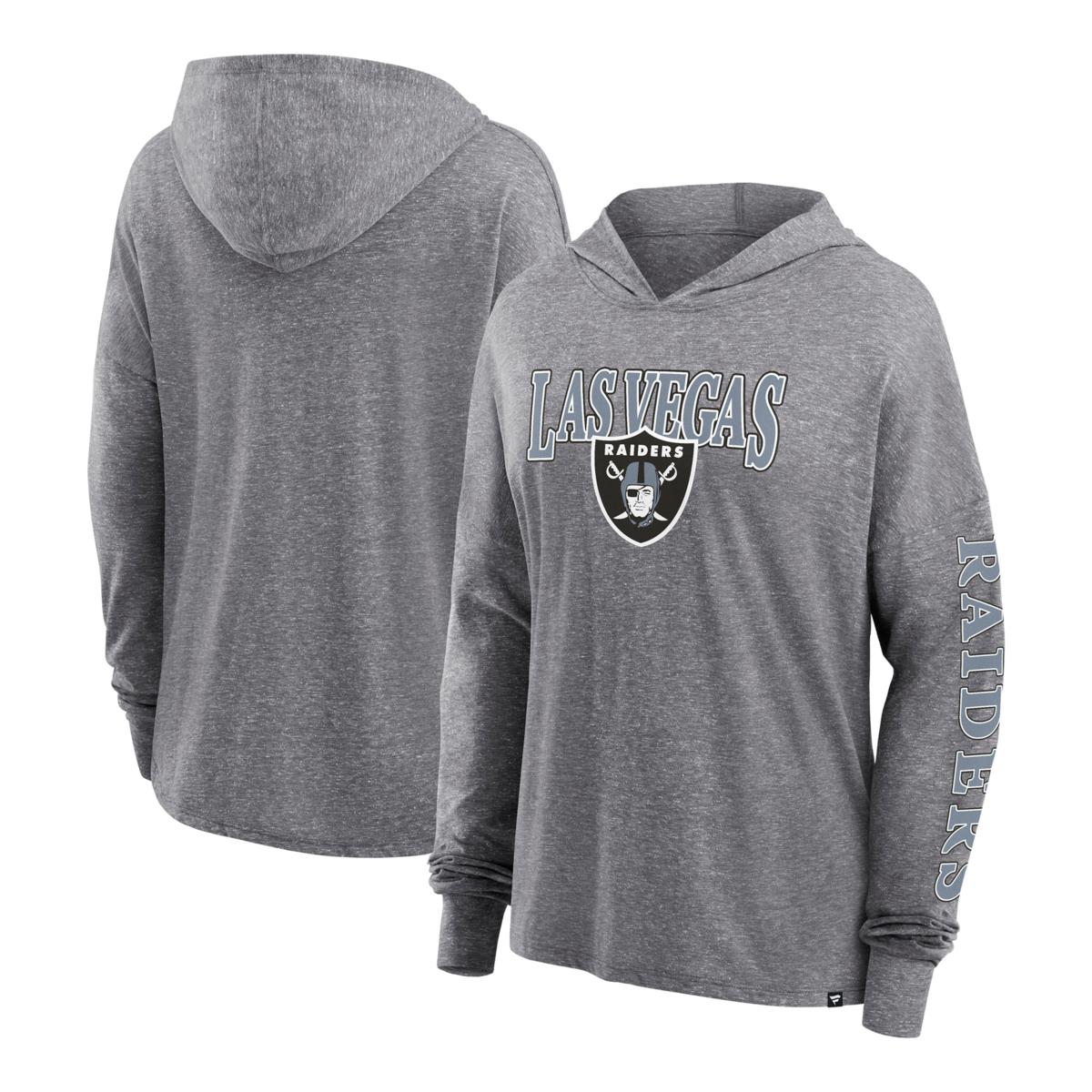 Las Vegas Raiders Fanatics Branded Women's Lightweight Short & Long Sleeve  T-Shirt Combo Pack - Black/