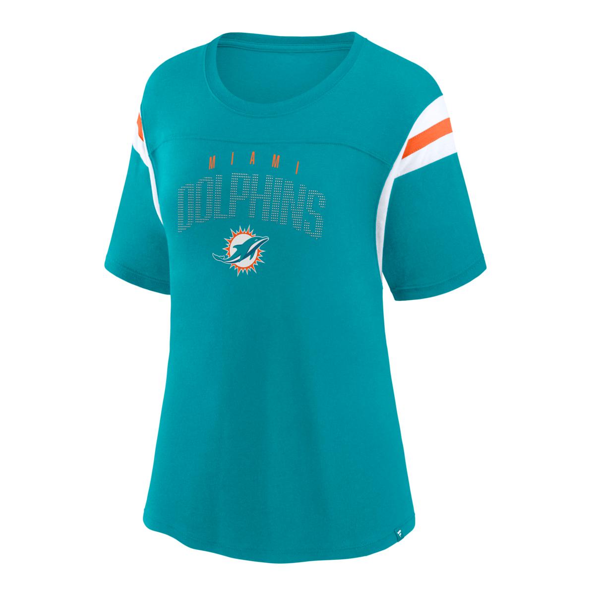 Miami Dolphins Ladies T-Shirts, Dolphins Ladies Shirt, Tees