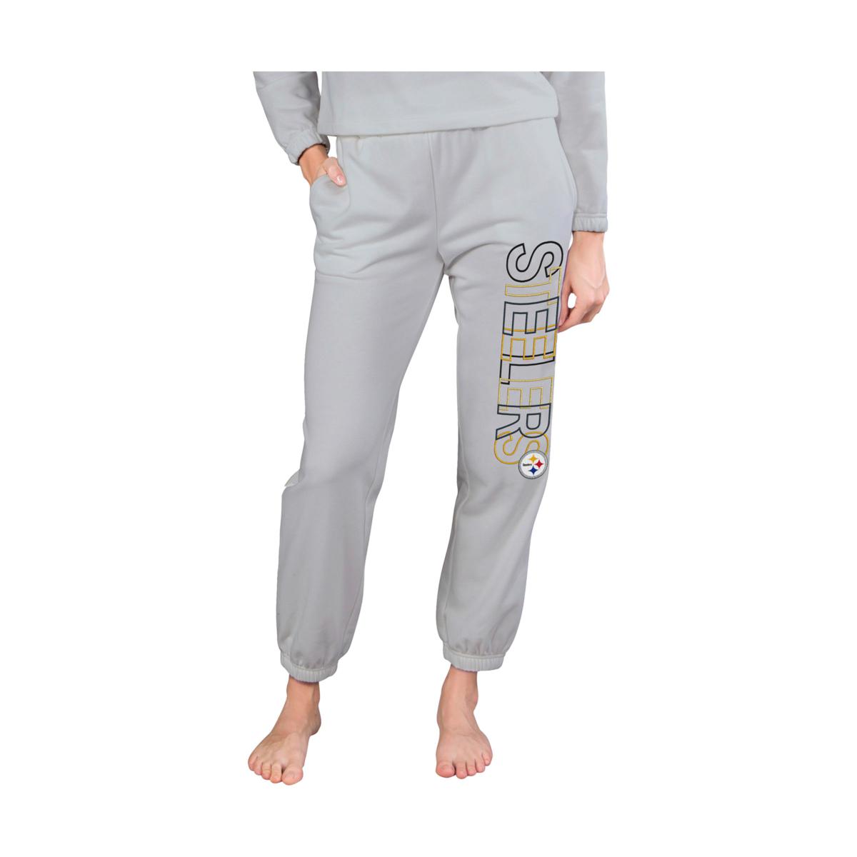 Football Fan Shop Officially Licensed NFL Women's Sunray Sweatpants by Concepts Sport - Steelers