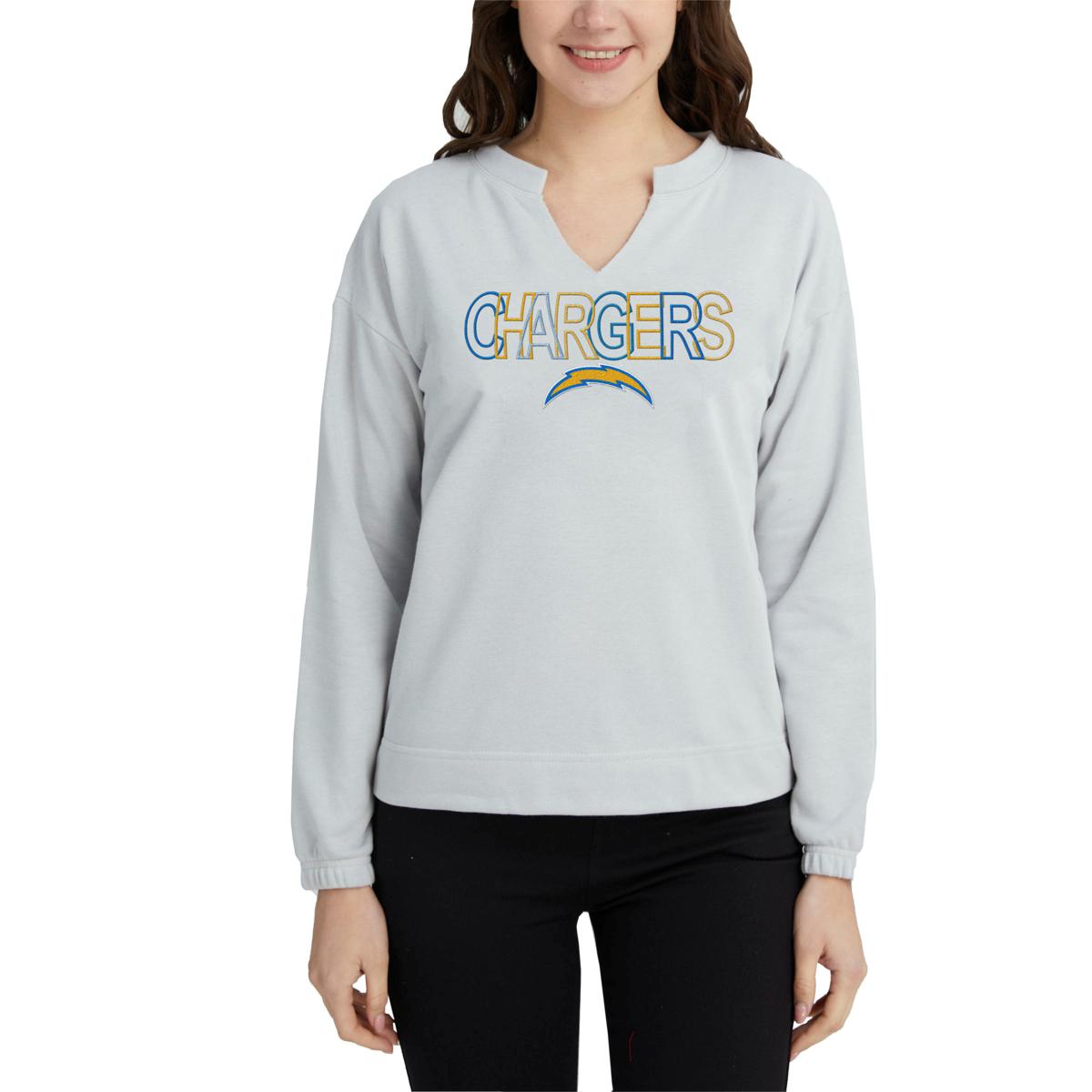 Concepts Sport Women's Los Angeles Rams White Long Sleeve T-Shirt