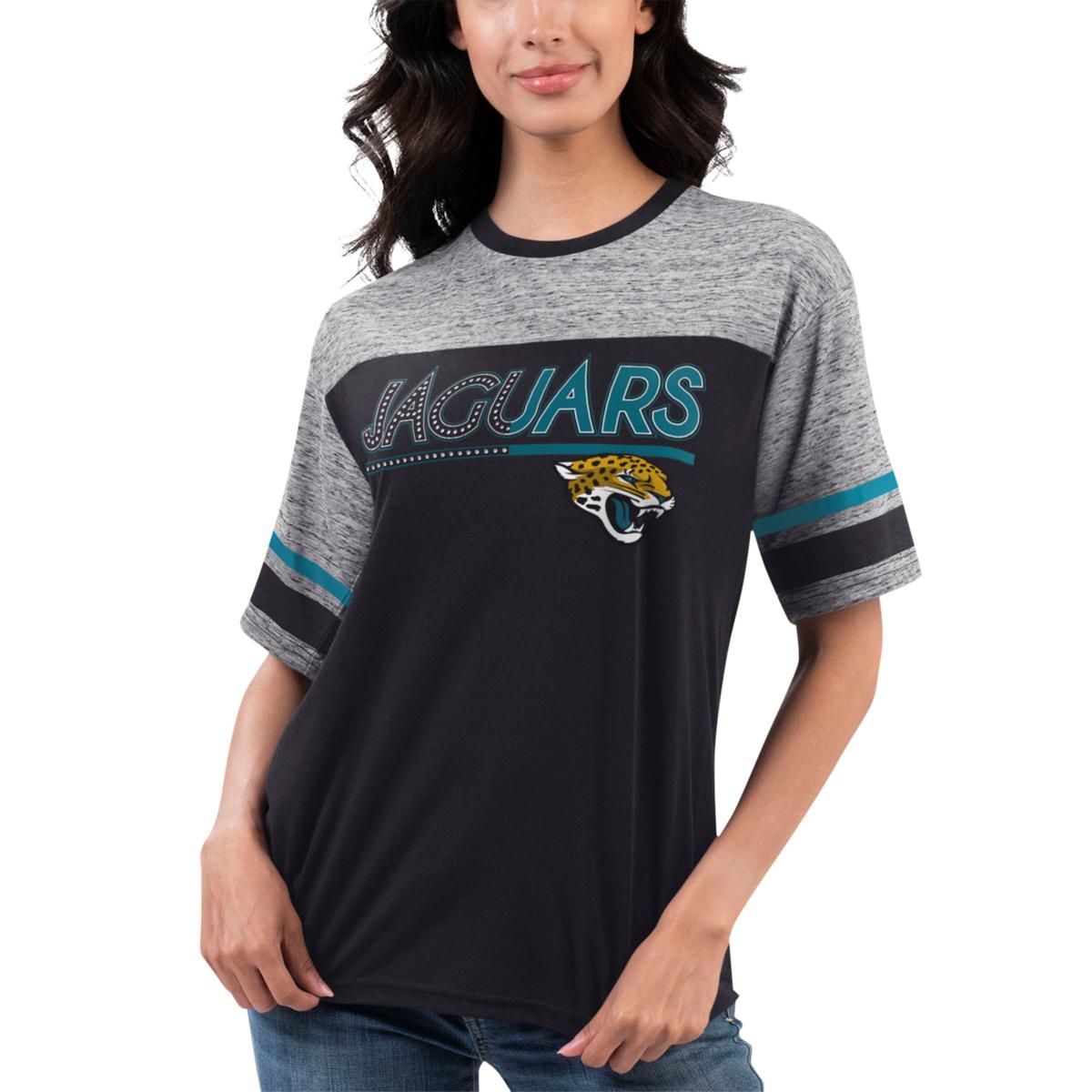 Officially Licensed NFL Women's Rhinestone Tee - Eagles