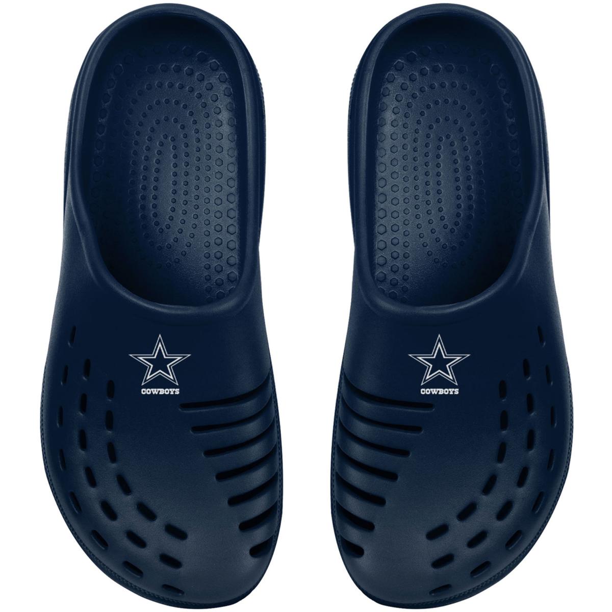 Youth FOCO Navy Dallas Cowboys Sunny Day Clogs