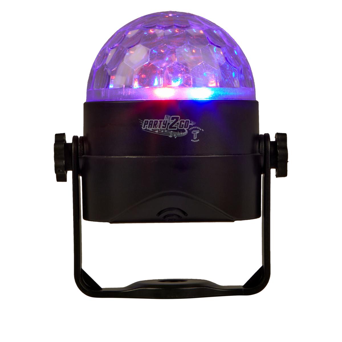 Micro Karaoké LED Avec Lampe Disco - 3W USB - Couleur Noir/gris - Pour Soirées Et Fêtes Entre Amis