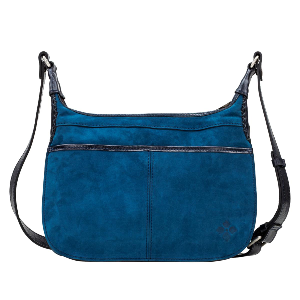 Patricia Nash Camila 2 Zip Square Hobo Crossbody SKU:8772579 