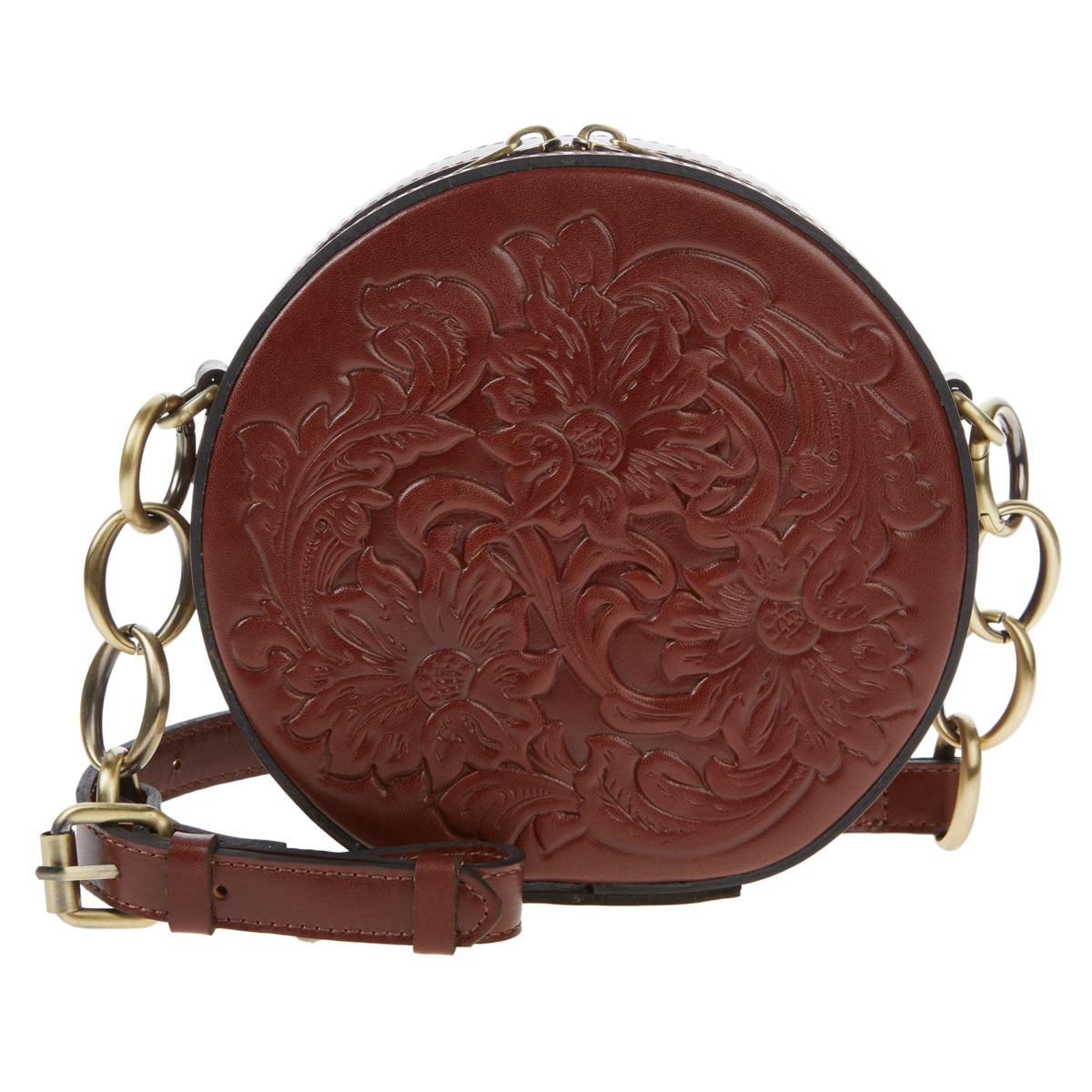 Patricia Nash Marta Top Handle Leather Crossbody