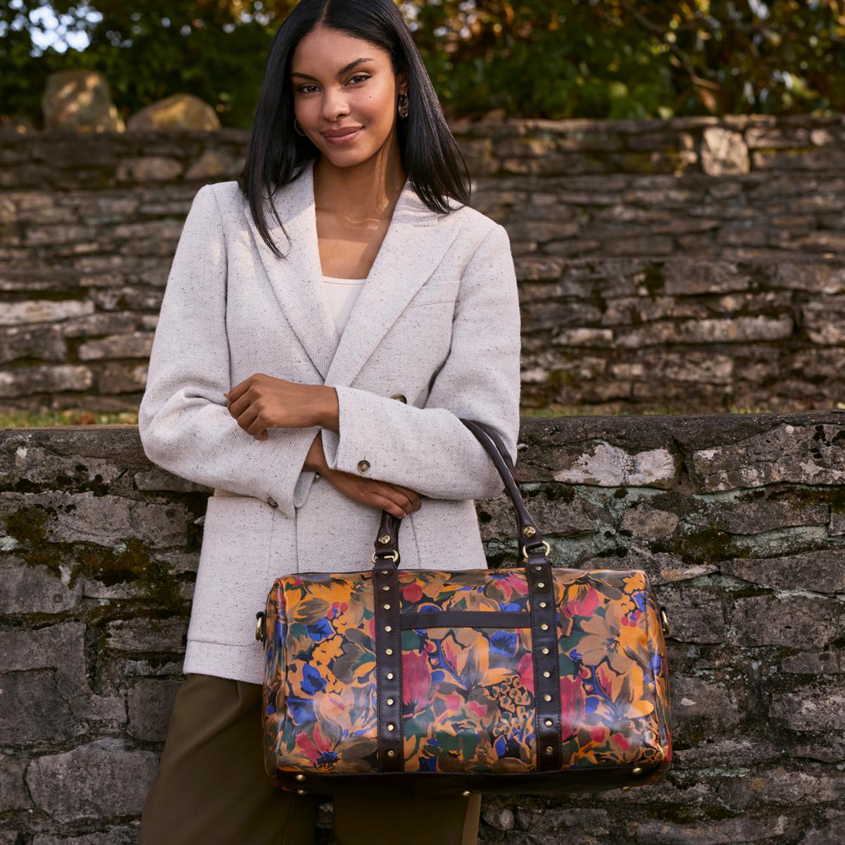 Patricia Nash Milano Leather Weekender Bag | HSN