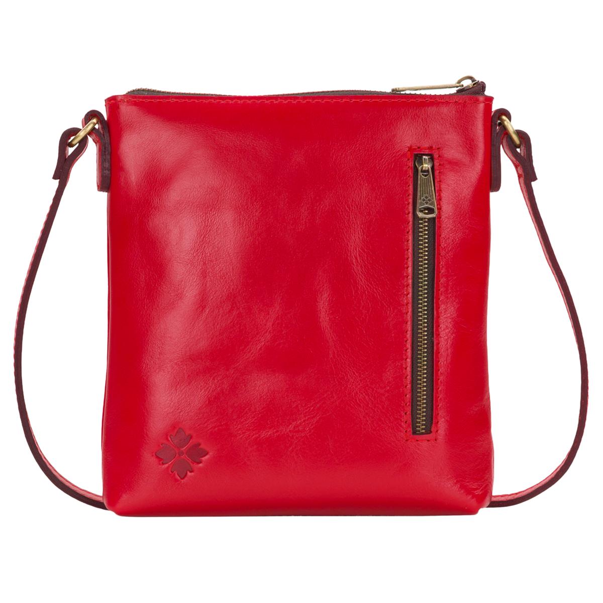 Patricia Nash Renee Crossbody with Mini Scarf | HSN Patricia Nash with crossbody strap, real leather main image 0