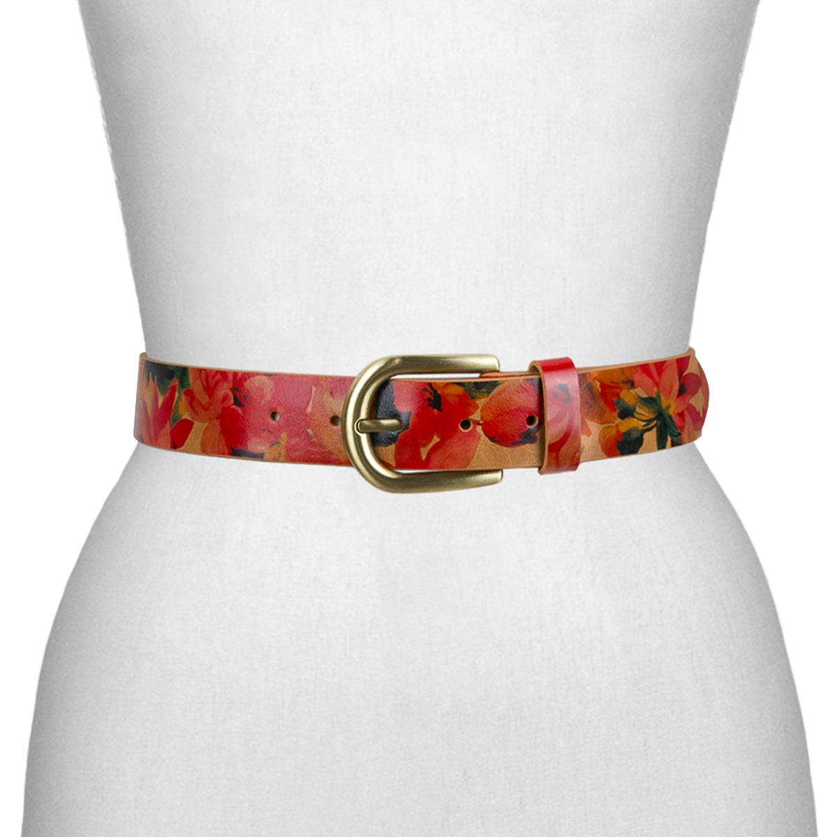 Patricia Nash Women\'s Vietri Leather Belt Size L (46\