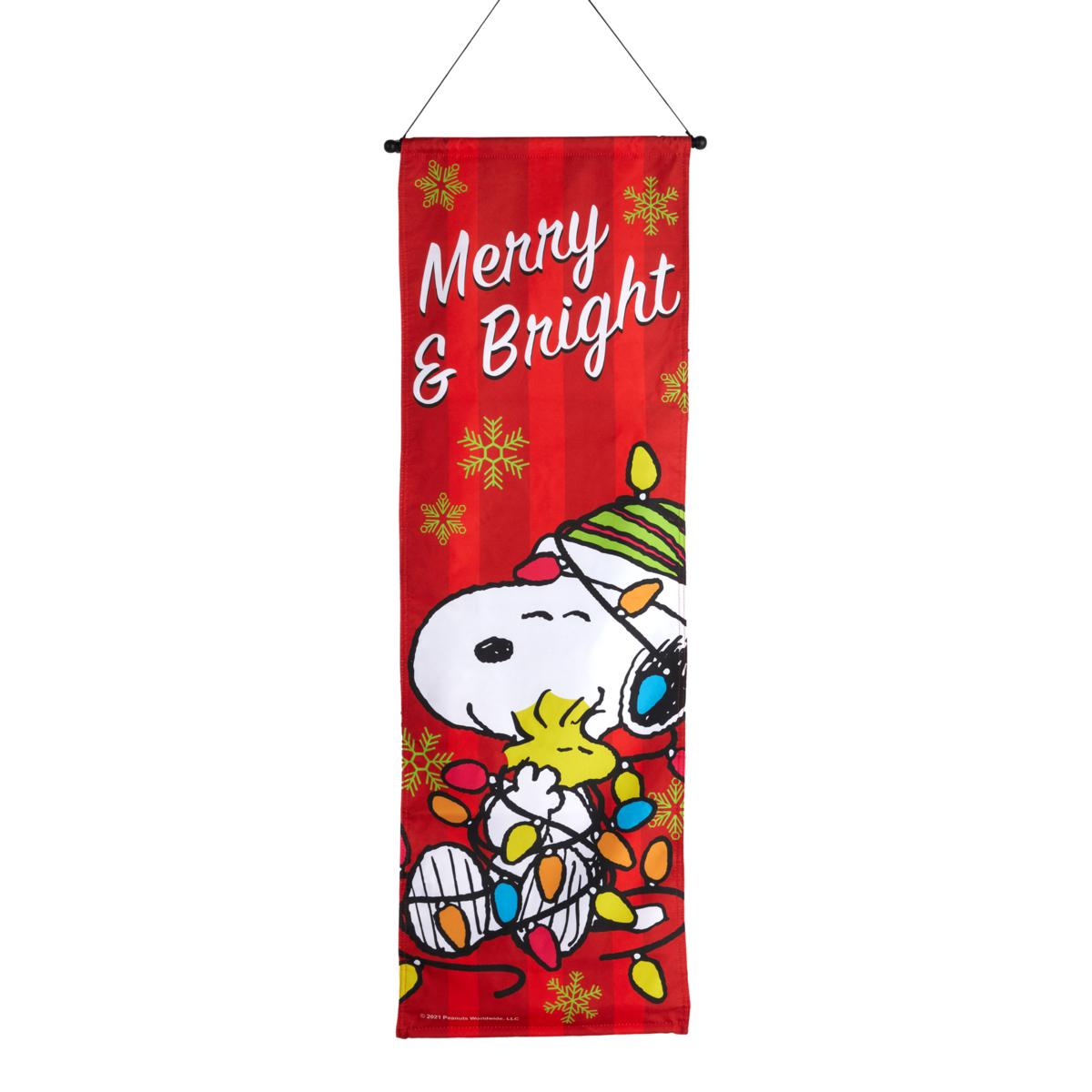 Peanuts Fall & Holiday Double-Sided Door Banner - 22650757 | HSN