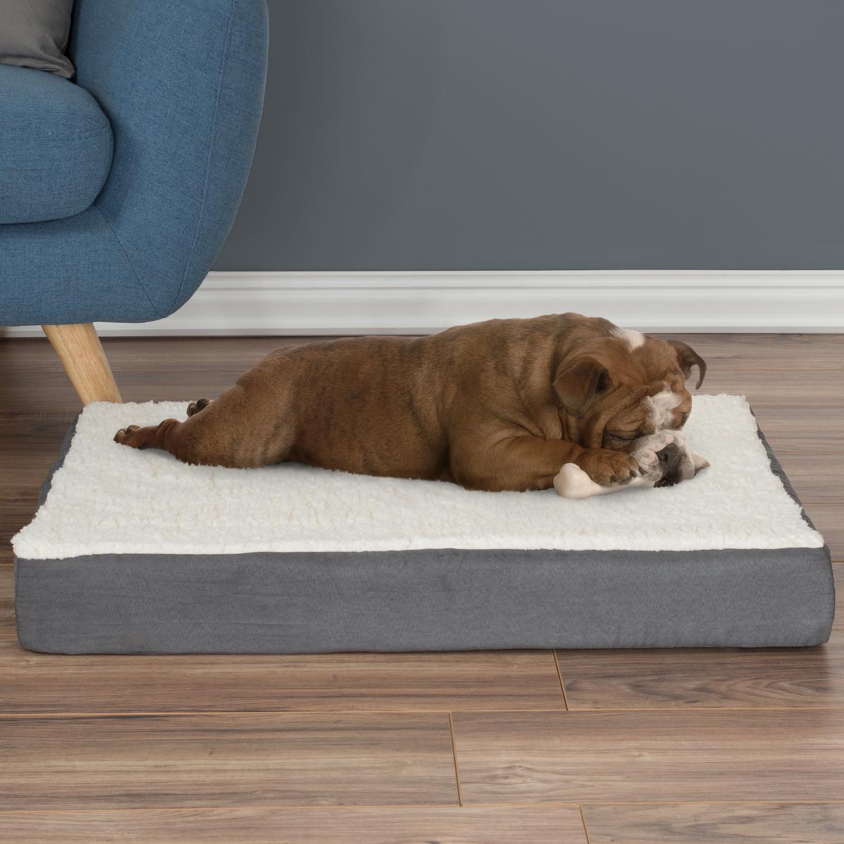 Pet Life 'Fuzzy' Quick-Drying Anti-Skid Dog Mat - Blue