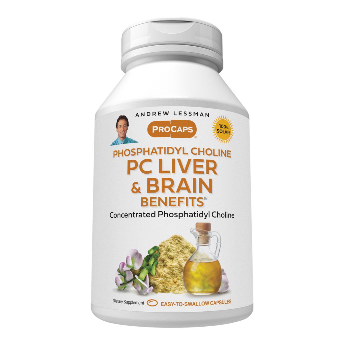 Phosphatidyl Choline PC Liver and Brain Benefits - 60 Capsules