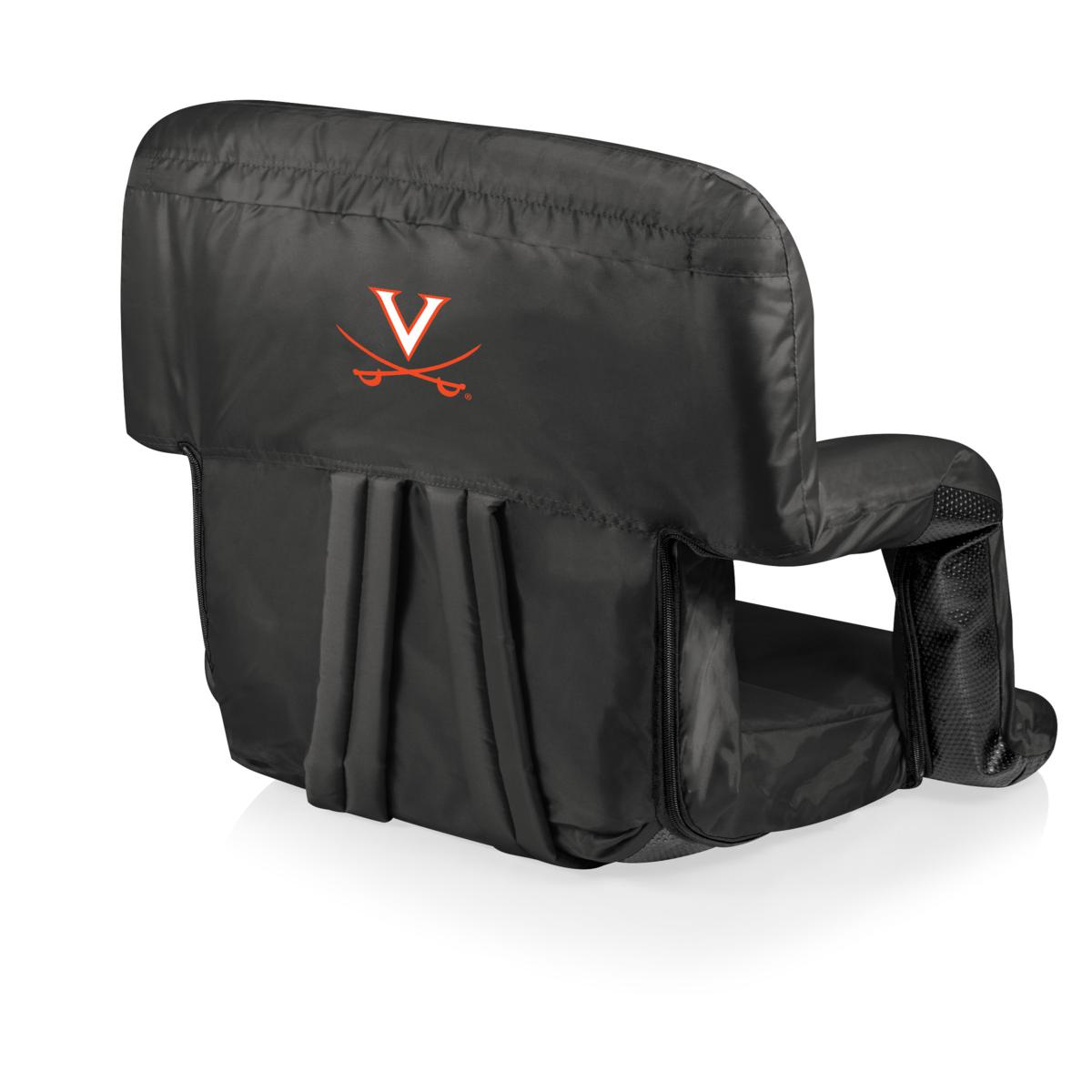 Picnic Time Ventura Seat Portable Ground Lounger - University of