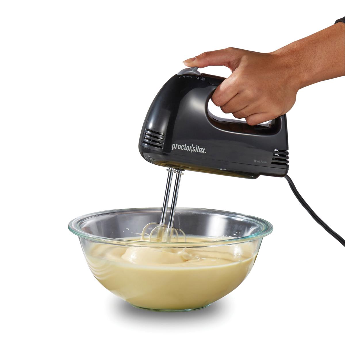 proctor silex easy mix 5 speed hand mixer