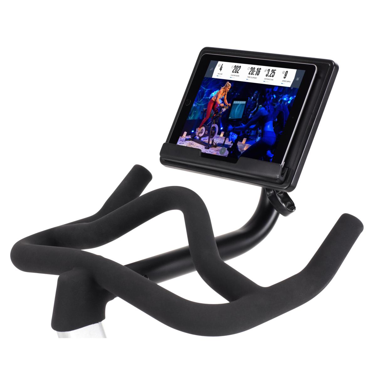 Exercise bike with ipad holder hot sale