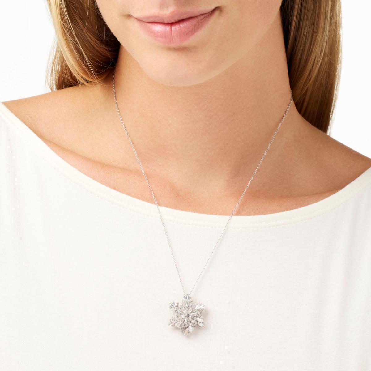 primrose snowflake necklace